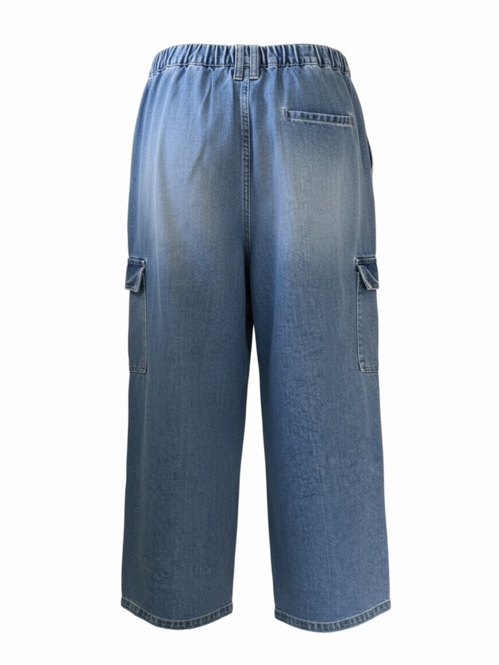 Celebrity Pink Light Blue Wide-Leg Cargo Jeans - Picture 5 of 5